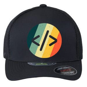 Cool Web Developer Art For HTML Programmer Lovers Flexfit Unipanel Trucker Cap