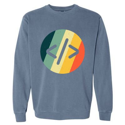 Cool Web Developer Art For HTML Programmer Lovers Garment-Dyed Sweatshirt