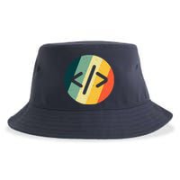 Cool Web Developer Art For HTML Programmer Lovers Sustainable Bucket Hat