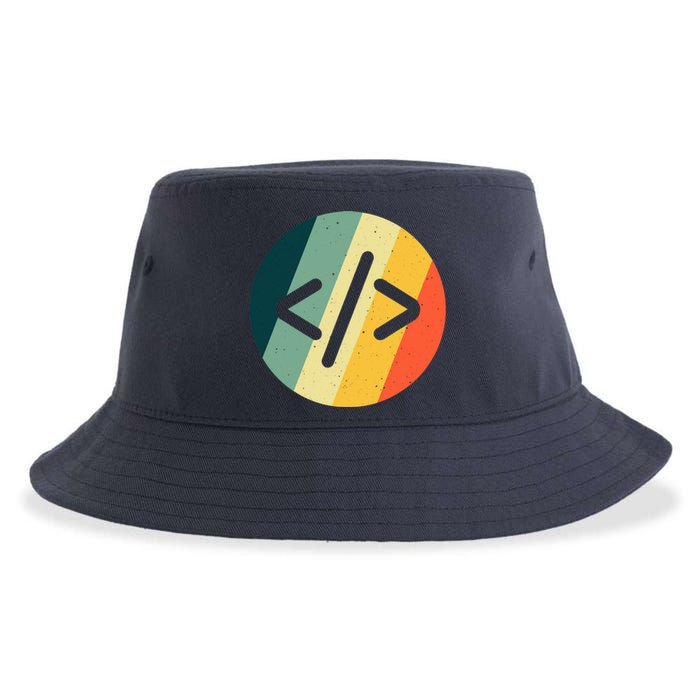 Cool Web Developer Art For HTML Programmer Lovers Sustainable Bucket Hat