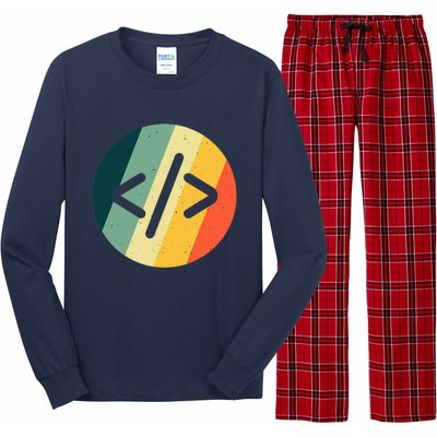 Cool Web Developer Art For HTML Programmer Lovers Long Sleeve Pajama Set