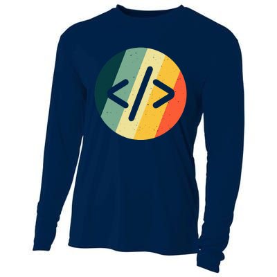 Cool Web Developer Art For HTML Programmer Lovers Cooling Performance Long Sleeve Crew