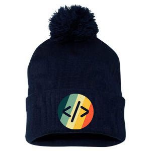 Cool Web Developer Art For HTML Programmer Lovers Pom Pom 12in Knit Beanie