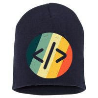 Cool Web Developer Art For HTML Programmer Lovers Short Acrylic Beanie