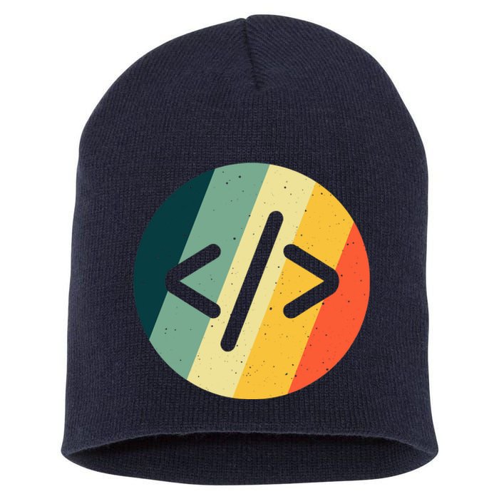 Cool Web Developer Art For HTML Programmer Lovers Short Acrylic Beanie