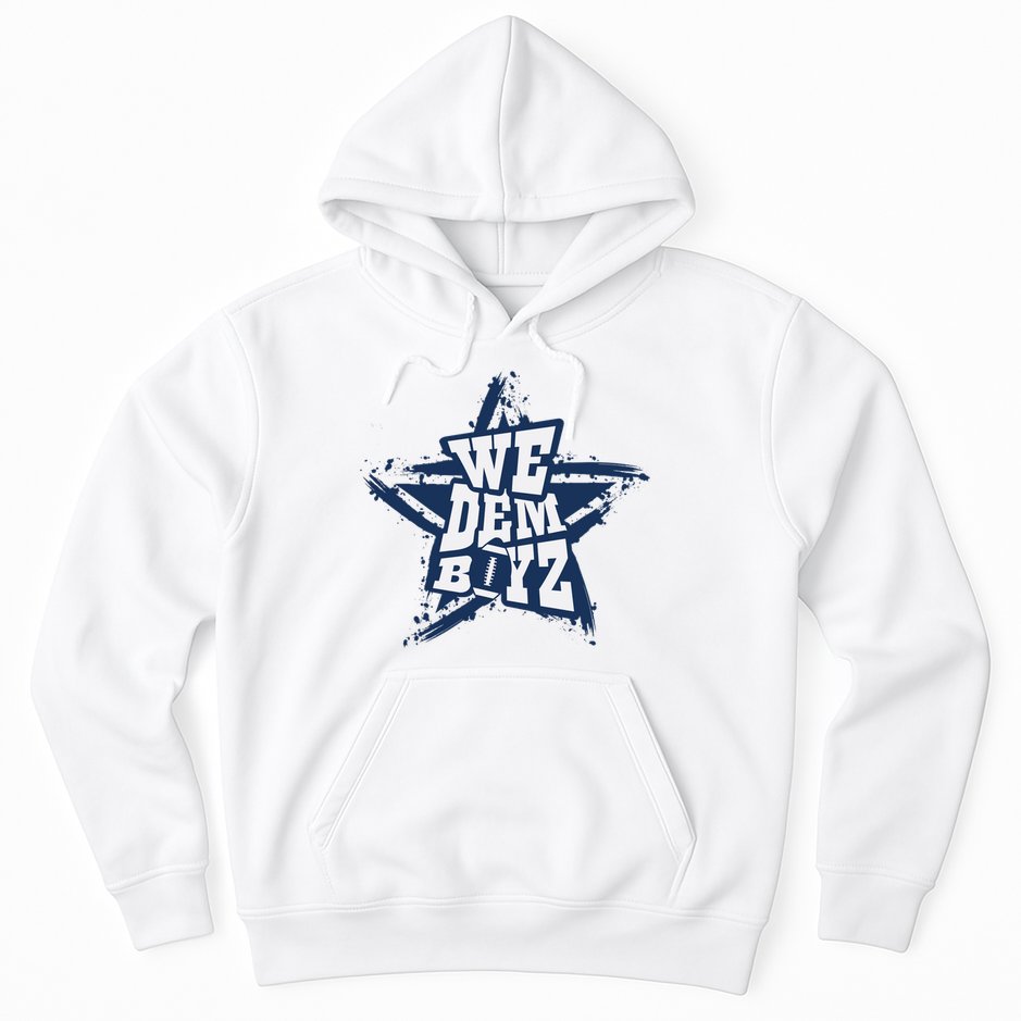 Cowboys We Dem Boyz Grunge Star Hoodie