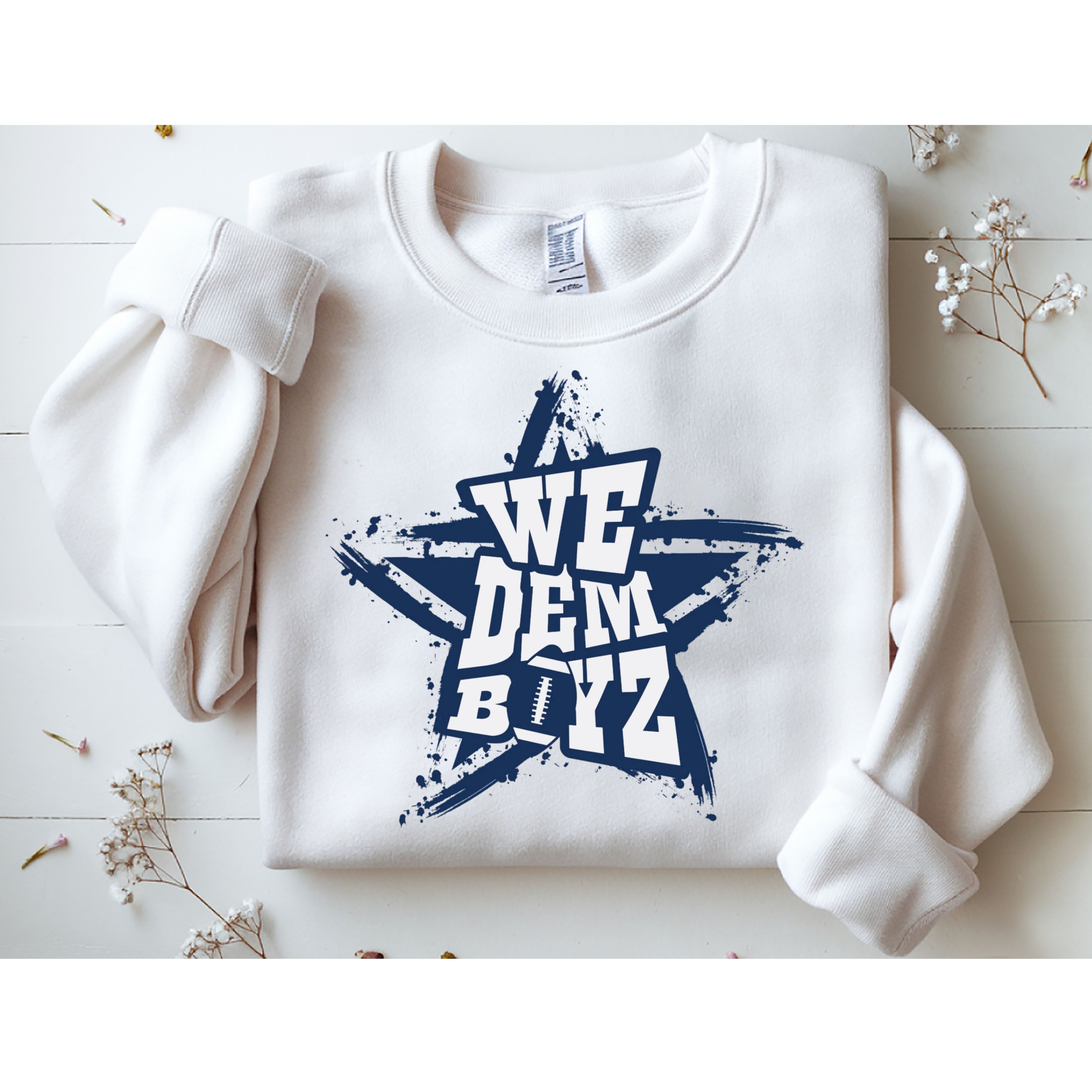 Cowboys We Dem Boyz Grunge Star Sweatshirt