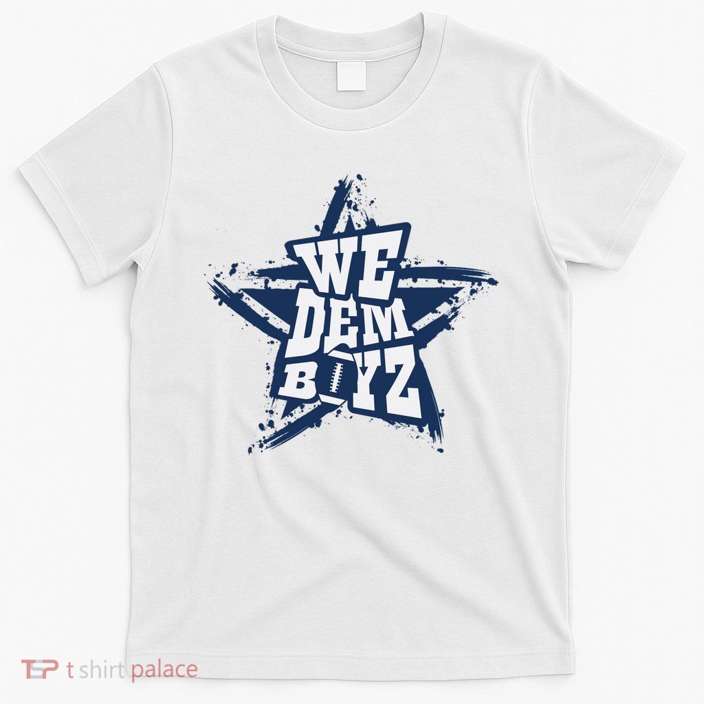 Cowboys We Dem Boyz Grunge Star T-Shirt