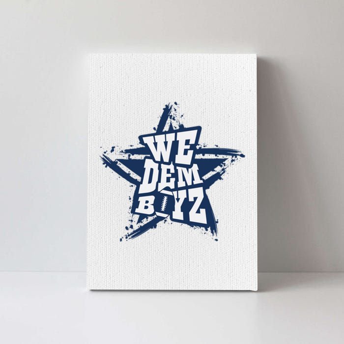 Cowboys We Dem Boyz Grunge Star Canvas