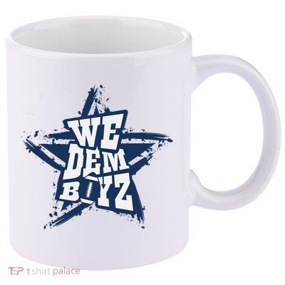 Cowboys We Dem Boyz Grunge Star 11oz C Handle Ceramic Mug