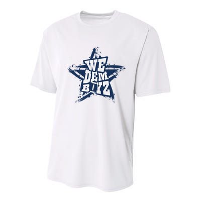 Cowboys We Dem Boyz Grunge Star Youth Performance Sprint T-Shirt