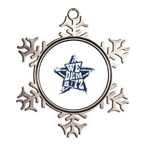 Cowboys We Dem Boyz Grunge Star Metallic Star Ornament