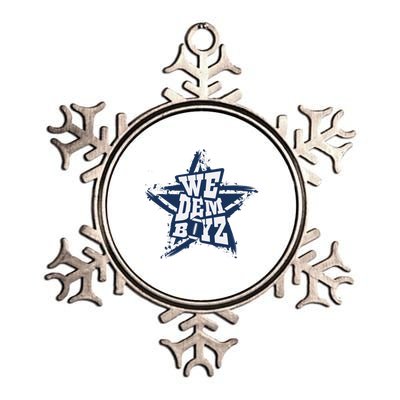 Cowboys We Dem Boyz Grunge Star Metallic Star Ornament