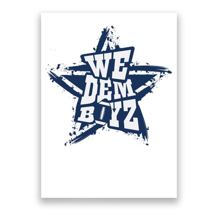 Cowboys We Dem Boyz Grunge Star Poster