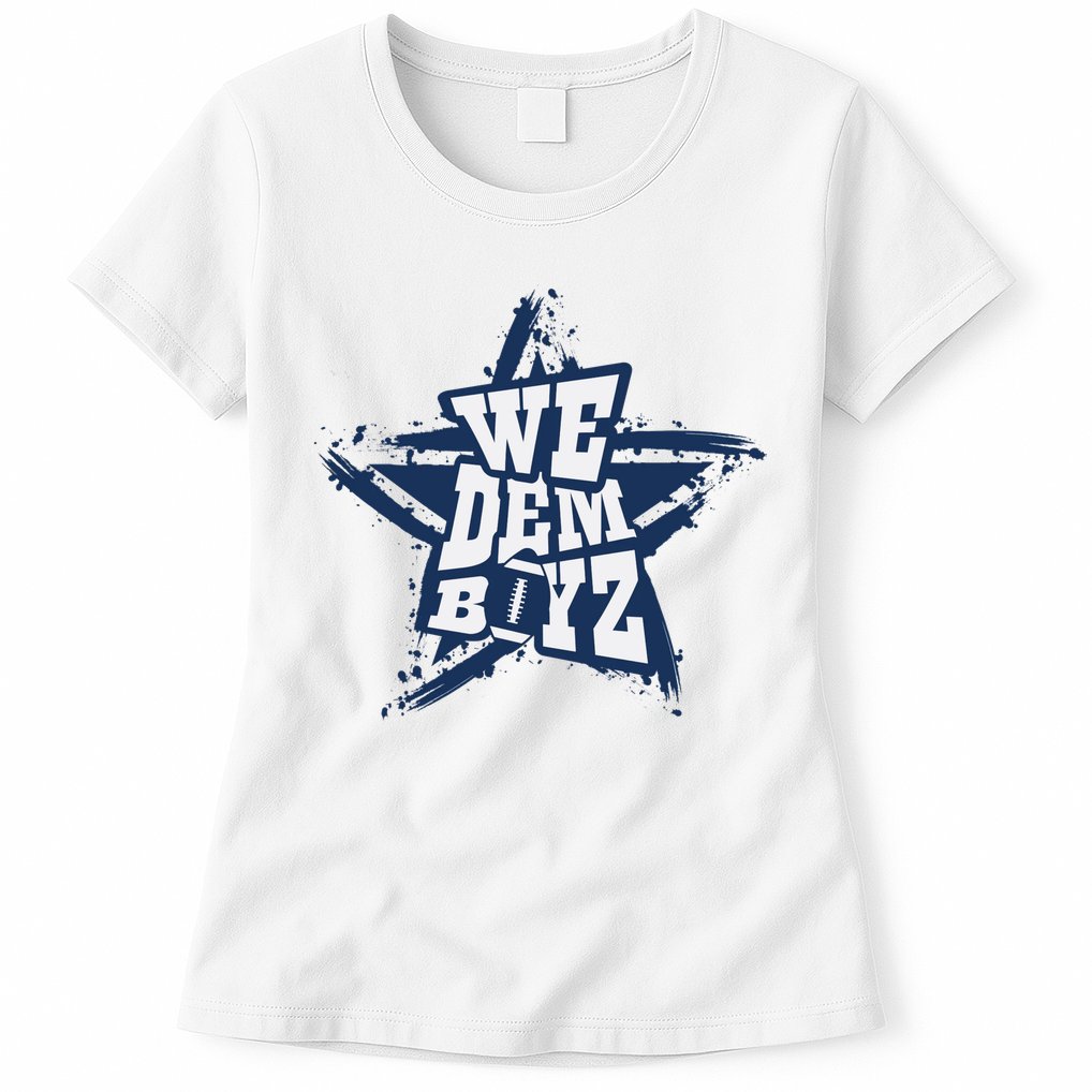 Cowboys We Dem Boyz Grunge Star Womens T-Shirt