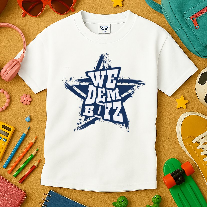 Cowboys We Dem Boyz Grunge Star Kids T-Shirt