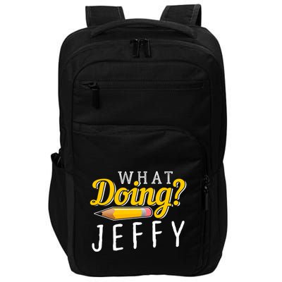 Cool What Doing Jeffy Funny Friends Impact Tech Backpack