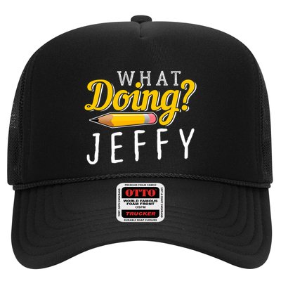 Cool What Doing Jeffy Funny Friends Trucker Hat