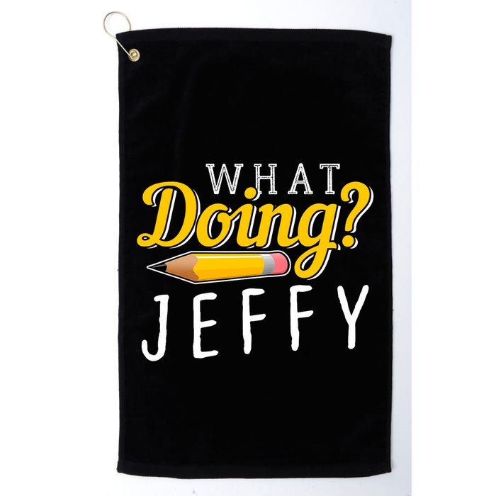 Cool What Doing Jeffy Funny Friends Golf Towel