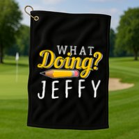 Cool What Doing Jeffy Funny Friends Golf Towel