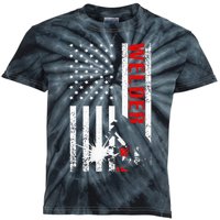 Cool Welder Design Welder Welding Metalwork Kids Tie-Dye T-Shirt