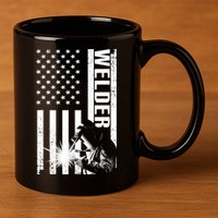 Cool Welder Design Welder Welding Metalwork 11oz C Handle Ceramic Mug