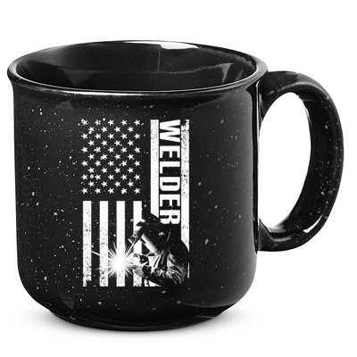 Cool Welder Design Welder Welding Metalwork 15oz Campfire Ceramic Mug