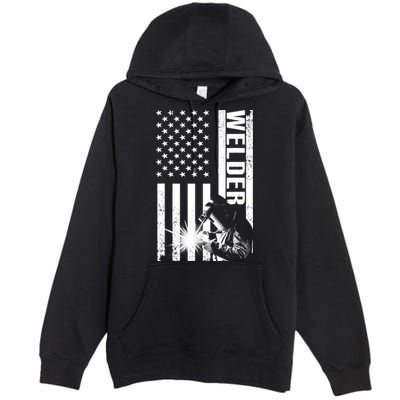 Cool Welder Design Welder Welding Metalwork Premium Pullover Hoodie