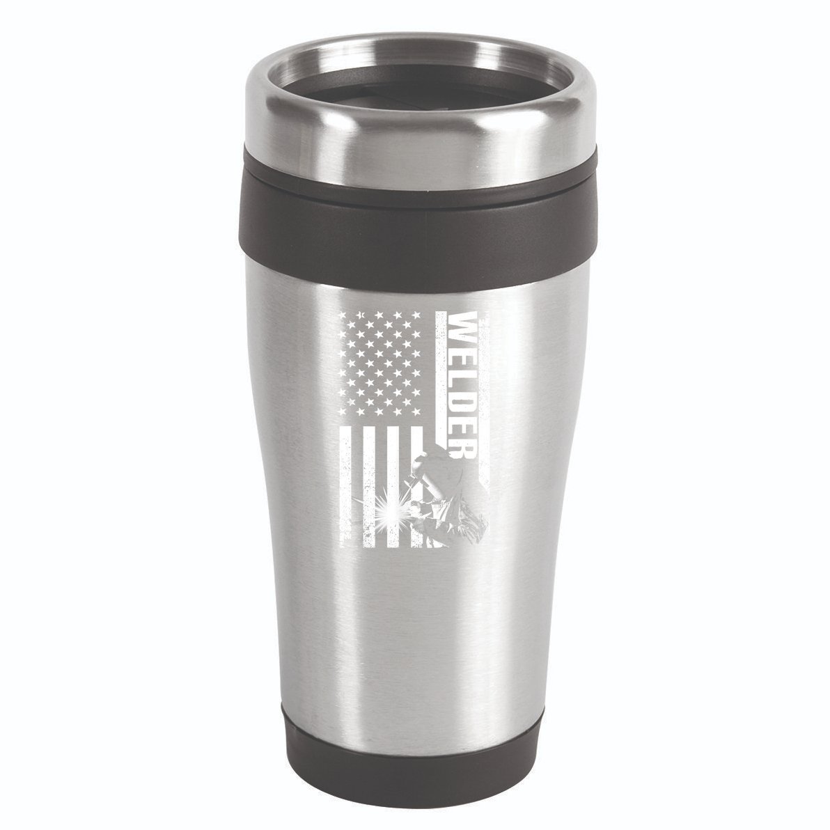 Cool Welder Design Welder Welding Metalwork 16oz Travel Tumbler