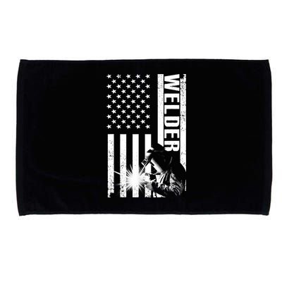 Cool Welder Design Welder Welding Metalwork Microfiber Hand Towel