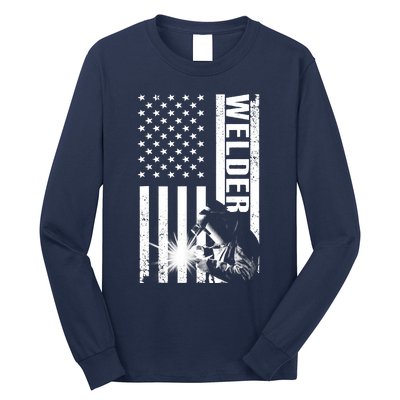 Cool Welder Design Welder Welding Metalwork Long Sleeve Shirt