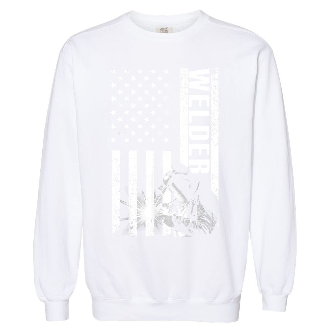Cool Welder Design Welder Welding Metalwork Garment-Dyed Sweatshirt