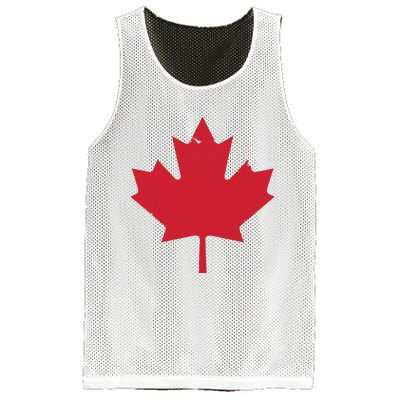 Canada Women Distressed Red Maple Leaf Canada Day Mesh Reversible Basketball Jersey Tank