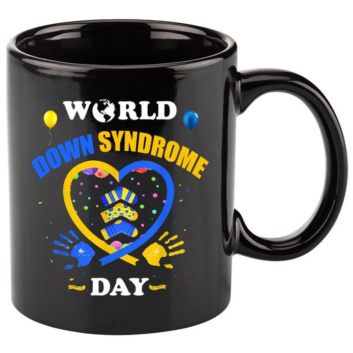 Celebrate World Down Syndrome Day 11oz C Handle Ceramic Mug
