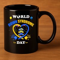 Celebrate World Down Syndrome Day 11oz C Handle Ceramic Mug