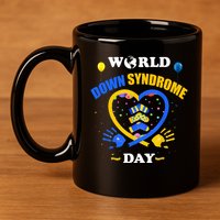 Celebrate World Down Syndrome Day 11oz C Handle Ceramic Mug