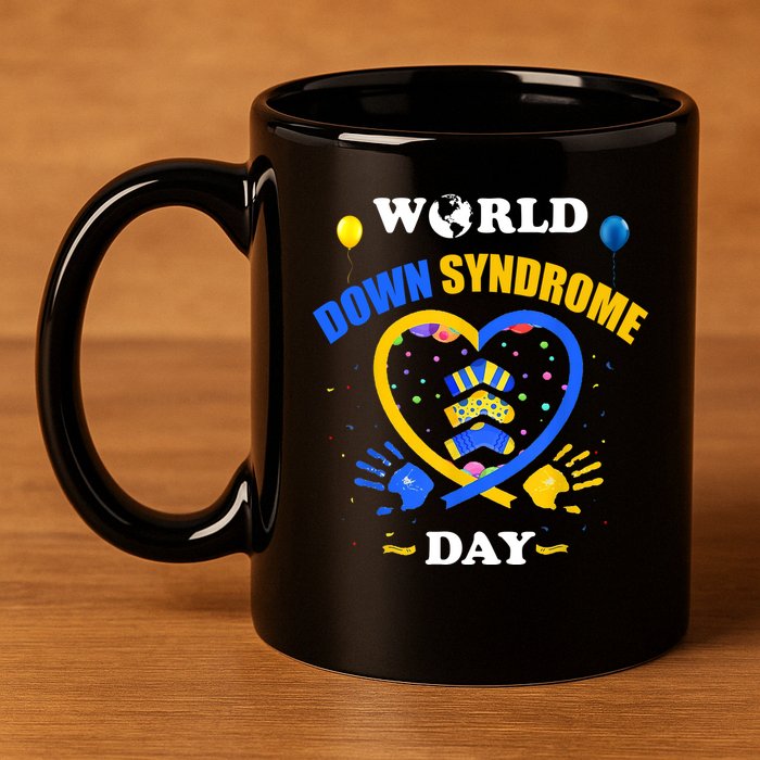 Celebrate World Down Syndrome Day 11oz C Handle Ceramic Mug