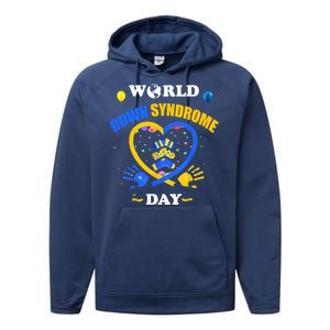 Celebrate World Down Syndrome Day Performance Fleece Hoodie