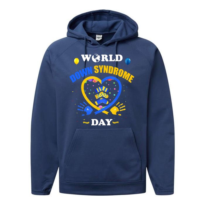 Celebrate World Down Syndrome Day Performance Fleece Hoodie