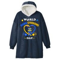 Celebrate World Down Syndrome Day Hooded Wearable Blanket