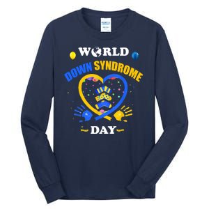 Celebrate World Down Syndrome Day Tall Long Sleeve T-Shirt