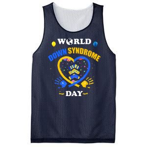 Celebrate World Down Syndrome Day Mesh Reversible Basketball Jersey Tank