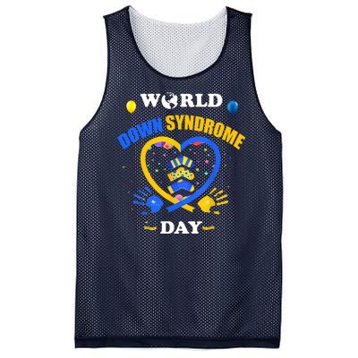 Celebrate World Down Syndrome Day Mesh Reversible Basketball Jersey Tank