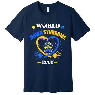 Celebrate World Down Syndrome Day Premium T-Shirt