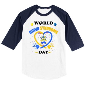 Celebrate World Down Syndrome Day Baseball Sleeve Shirt