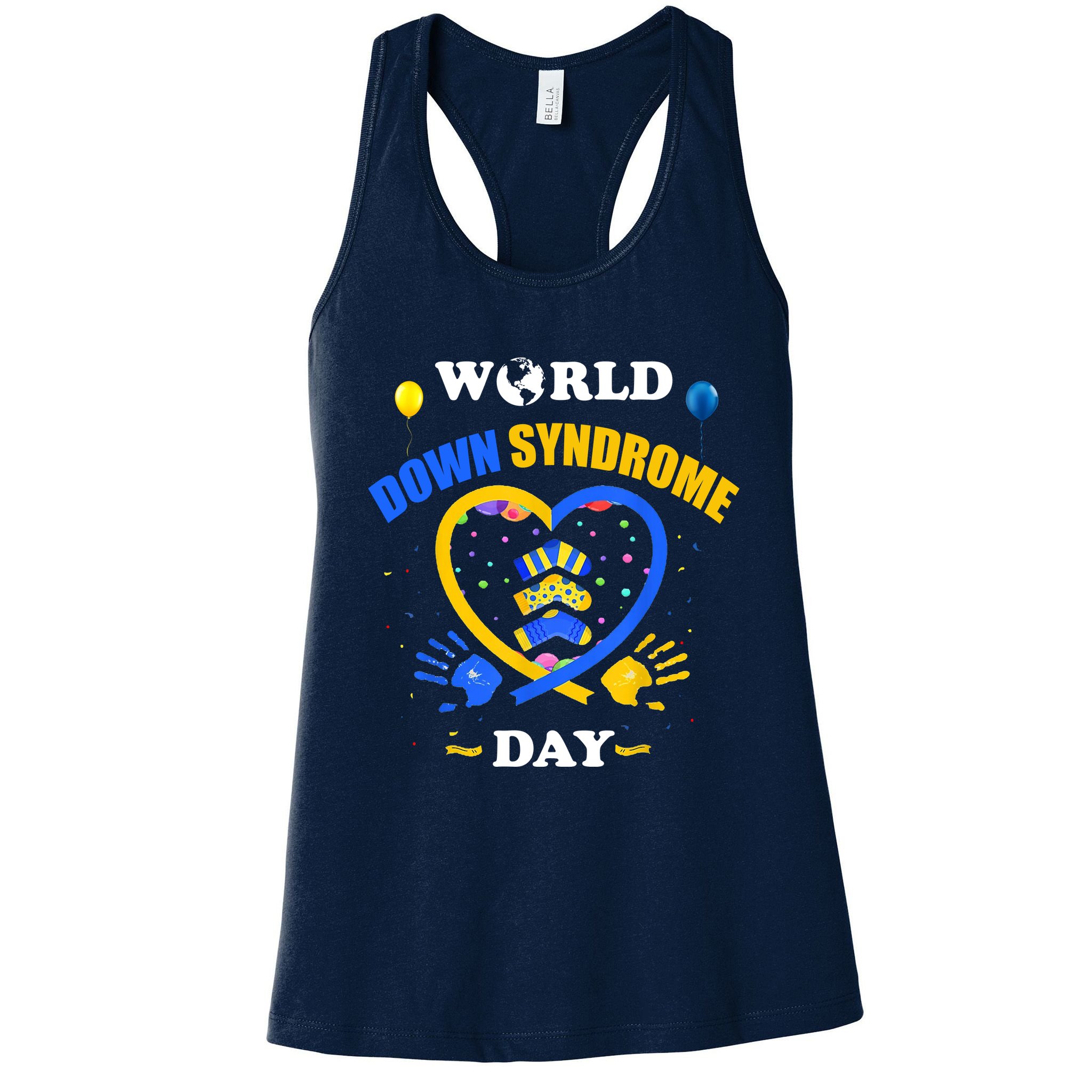 Celebrate World Down Syndrome Day Womens Tank Top