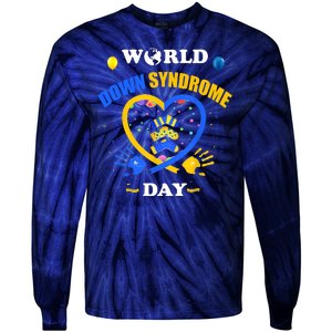 Celebrate World Down Syndrome Day Tie-Dye Long Sleeve Shirt