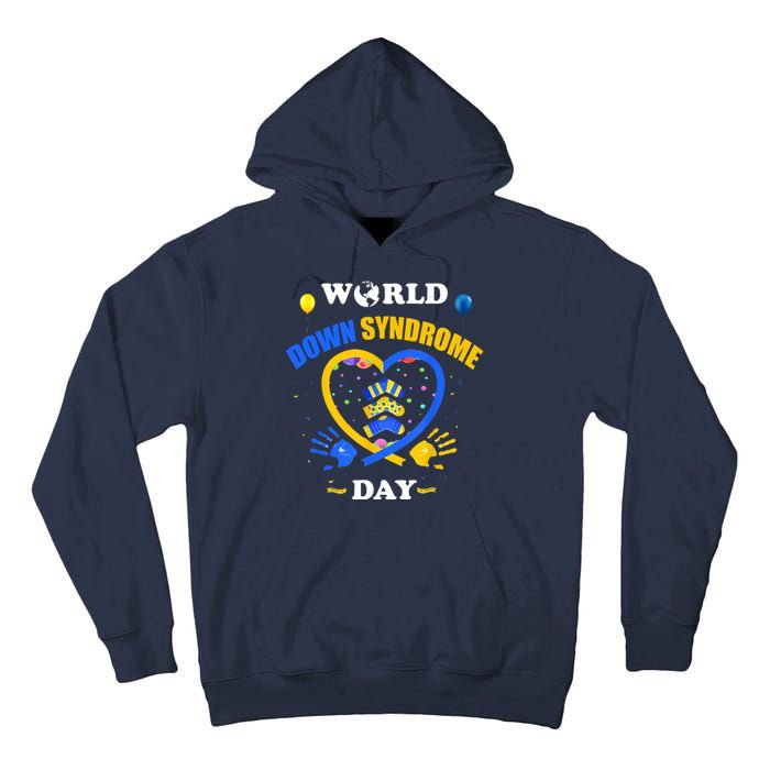 Celebrate World Down Syndrome Day Tall Hoodie