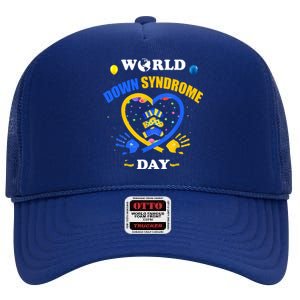 Celebrate World Down Syndrome Day High Crown Mesh Back Trucker Hat