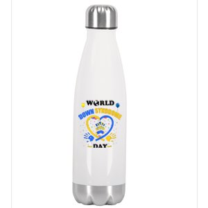 Celebrate World Down Syndrome Day Stainless Steel Insulated Water Bottle